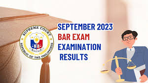 September 2023 BAR Licensure Examination Results : List of Passers,  Topnotchers, and Performance of Schools