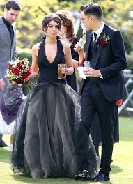 15 Brides Who Rocked Black On Their Wedding Day Black Wedding Dresses White Wedding Dresses Gothic Wedding Dress