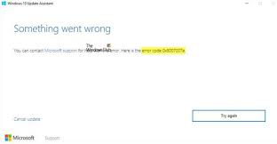 0x8007007e Coding Microsoft Support Windows 10