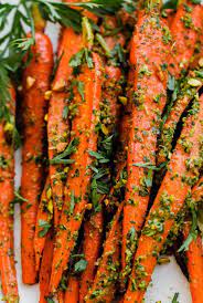 Roasted Carrots With Pistachio Carrot Top Pesto A Beautiful Plate
