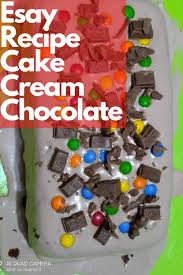 How To Make Delicious Chocolate Cream Cake Dessert Recipe At Home Hindi Urdu Desi Vloggers Chocolate Cream Cake Delicious Chocolate Chocolate