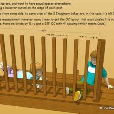 Can a 2x4 be used for decking railing? Deck Baluster Spacing Fine Homebuilding
