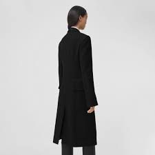 The camel coat is a real classic that pairs perfectly with everything from casual tees to cosy knits. Camel Hair Wool Tailored Coat In Black Women Burberry