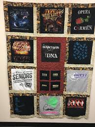 Band T-Shirt Quilt Pieced by Sally Crouch Quilted by Felic…