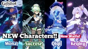 I play klee and qiqi together just because qiqi has crazy healing, fischl is more than enough for me to proc elemental reactions. New Characters Trailer Mona Sucrose Qiqi Keqing Genshin Impact Cn Youtube