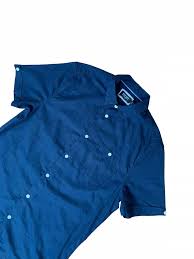 Koszula męska z krótkim rękawem r M bawełna len BURTON 14526246991