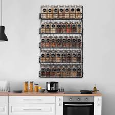 I worked with ashley and whitney from shanty2chic on this project. Rebrilliant Spice Rack Organizer Wall Mounted 5 Tier Stackable Black Iron Wire Hanging Spice Shelf Storage Racks Great For Kitchen And Pantry Storing Spices Seasoning Household Items Bathroom And More Wayfair