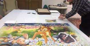 Disney memorable moments 40,320 piece jigsaw puzzle full time lapse. More Puzzle Progress At Mayflower Mayflower Community