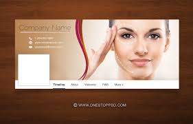 Beauty Skin Care Facebook Timeline Cover Free Psd