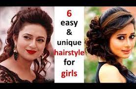 6 Easy And Different Hairstyles For Girls Cute Hairstyle Ladies Hair Style Hairstyle For Party Yo In 2021 Girls Hairstyles Easy Girl Hairstyles Cute Hairstyles