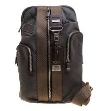 By browsing this site you agree to these cookies being set. Tumi Grey Brown Fabric And Leather Alpha Bravo Monterey Sling Bag Tumi Tlc