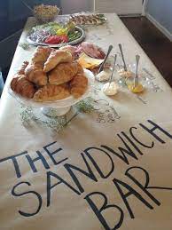 Cheap Baby Shower Ideas Bars Recipes Party Bars Sandwich Bar