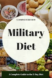 3 days of vegetarian military diet for weight loss diet