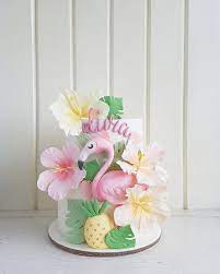 Pin By Allie Vaughan On Flaminio Party Tropical Birthday Cake Flamingo Birthday Cake Flamingo Cake