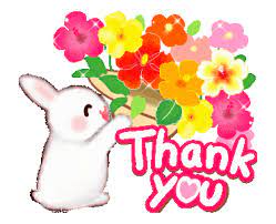 Maybe you would like to learn more about one of these? Summer Flowers And Rabbit Thank You Gifs Thank You Flowers Thank You Images