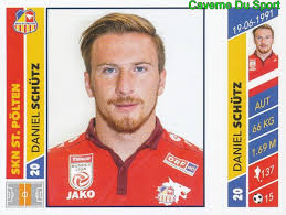 256 DANIEL SCHUTZ AUSTRIA SKN.ST POLTEN STICKER PANINI FOOTBALL 2016-2017
