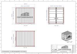 Mit seinen abmessungen von 6 m länge und 2,45 m breite bei einer höhe von 2,60 m und einem nettogewicht von 2 tonnen ist er optimal als großer, transportabler stauraum nutzbar. Container Zeichnung Download Datenblatt 2d 3d Cad Pdf Dwg Stp