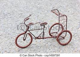 La unión debe ser de alta calidad y no puede dañarse el aislamiento ya existente. La Bicicleta De Juguete Hecha De Alambre De Cobre En El Suelo Canstock