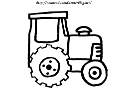 Dessin A Colorier D Un Tracteur Imprimer