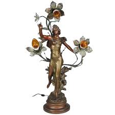 Julien Causse La Brise Newel Post Lamp 1stdibs Com Vintage Table Lamp Lamp Newel Posts