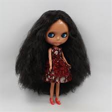 Shipping very fast the doll is perfect. Blythe Dolls Bears 12 Neo Blythe Doll From Factory Nude Doll Black Skin Black Curly Hair With Bang Qualitypoint Works