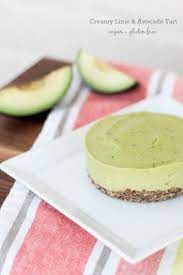 Creamy Lime And Avocado Tart Vegan Gluten Free Eating Bird Food Recipe Food Processor Recipes Vegan Desserts Avocado Recipes