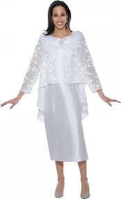 Elegant White Church Dress By Nubiano Dn5332 Vestidos Conjuntos
