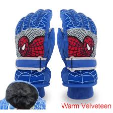 الشتاء قفازات التزلج الدافئة الاطفال الثلوج القفازات مقاوم للماء التزلج قفازات على الجليد الأطفال فتاة الصبي الكرتون في سن المراهقة Ski Gloves Snowboard Glovesski Snowboard Aliexpress