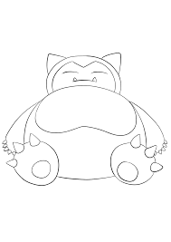 ⭐ free printable pokemon coloring book here is an amazing serie of colorings on the theme of pokemon ! Snorlax No 143 Pokemon Generation I All Pokemon Coloring Pages Kids Coloring Pages