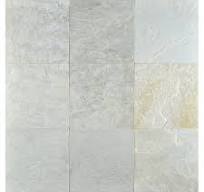 12" x 12" Slate | Ice White - Natural Cleft | Stone Tile Collection
