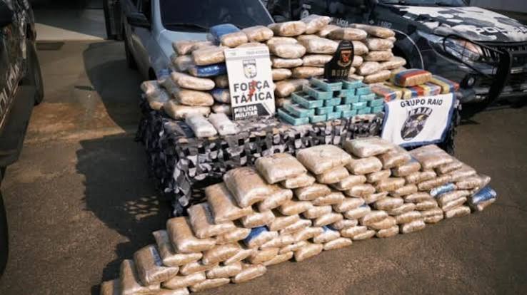 Pol&iacute;cia Militar apreende mais de 200 tabletes de entorpecentes em Pontes e Lacerda - BOLA VERDE