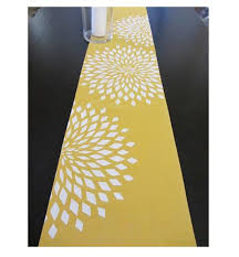 Pretty Yellow Table Runner Table Runners Painted Table Yellow Table