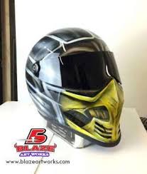 Blaze Artworks Custom Bike Helmets Motorcycle Helmet Design Helmet Design