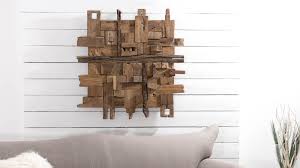 L'étagère murale, l'alliée pour ranger comme pour exposer. Decoration Murale En Bois Flotte Modele 9 Collection Paolo Homifab