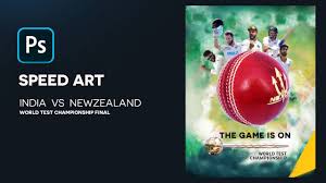 In a sense, it is. India Vs Newzealand Wtc Final Speed Art Poster In Photoshop Youtube