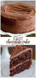 Easy Chocolate Cake Recipe Video Lil Luna Recipe Chocolate Cake Recipe Easy Cake Recipes Easy Homemade Easy Chocolate Cake