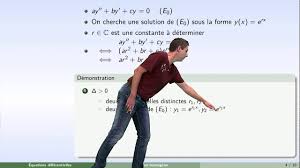Equations Differentielles Partie 3 Lineaire Du Second Ordre Youtube