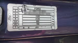 Paint Code Issues Ford Fiesta Club Ford Owners Club