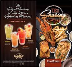 Best Restaurant To Eat Tony Romas Malaysia Introduces Tony S Sharing Platters
