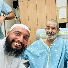 Welcome home Qaid Farhan al-Qadi! May he soon be followed by the remaining  108 hostages!