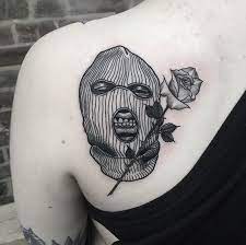This doesn't mean that gang tattoos have disappeared altogether. Ski Mask Mask Gangster Girl Tattoo Novocom Top
