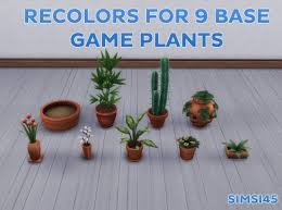 See the most popular ones. Matching Recolors For 9 Base Game Plants By Simsi45 At Mod The Sims Sims 4 Updates