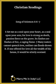 Christian Wedding Readings And Scripture Song Of Solomon 8 6 7 Christian Wedding Songs Song Of Solomon Wedding Readings