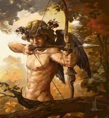 This Pictures Symbolizes Archery And The Theme Of Love Since It Is Of Cupid Who Is Mentioned Through Ou Greek And Roman Mythology Celtic Gods Ancient Mythology