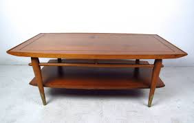 Mid century glass and chrome round coffee tabletable measures: Mid Century Modern Two Tier Lane Coffee Table For Sale At 1stdibs