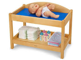 The cp toys baby doll changing table comes complete with everything your little one will need to be just like mum or dad. Lakeshore Hardwood Doll Changing Table Doll Changing Table Changing Table Baby Doll Nursery