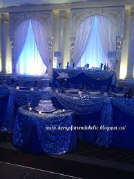 Diary Of A Trendaholic Blue And Silver Wedding Blue Silver Weddings Royal Blue Wedding Silver Wedding