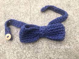 5 Little Monsters Crocheted Toddler Bow Tie