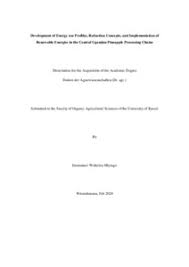 All the search results for 'pest reject' are shown to help you, we can recommend these related keywords. Development Of Energy Use Profiles Concepts And Implementation Of Renewable Energies In The Central Ugandan Pineapple Processing