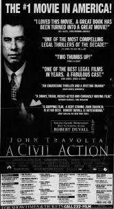 You get the inside line on what some would call an ambulance chasing attorney. A Civil Action 1998 Robert Duvall Great Movies Philadelphia Inquirer